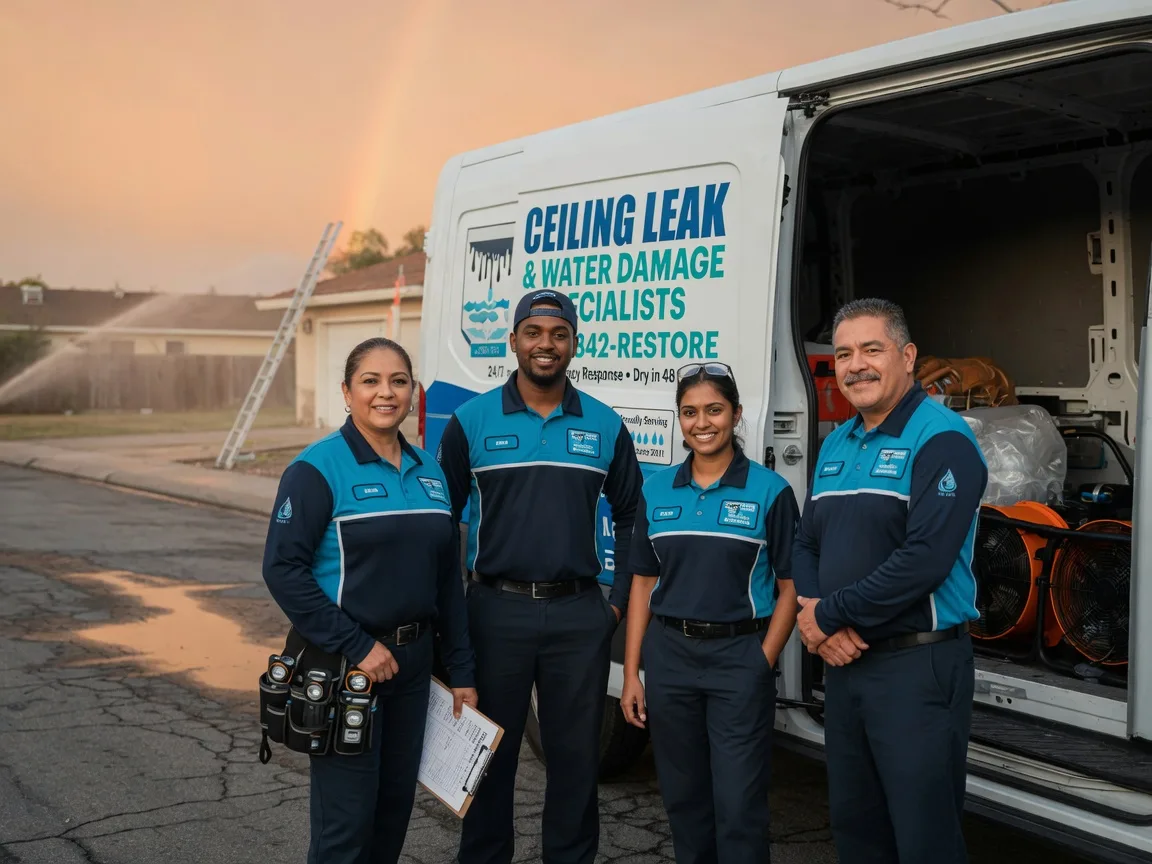 Ceiling Leak Cleanup company in Fortuna, CA